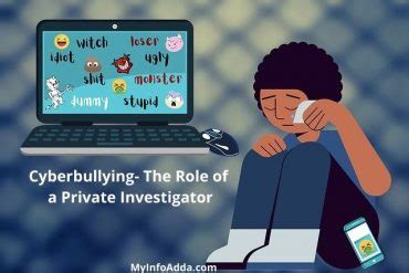 Cyberbullying is carried out online, although many victims state that they have also been bullied face-to-face, and this means that the abuse feels inescapable. . Cyber bullying private investigator